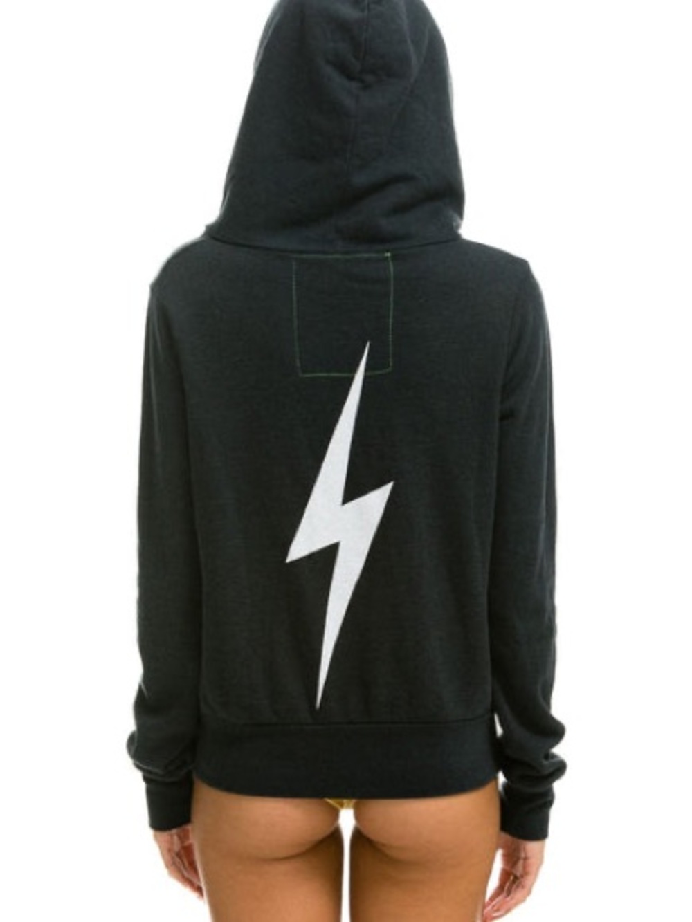 Aviator Nation Bolt Hoodie in Charcoal